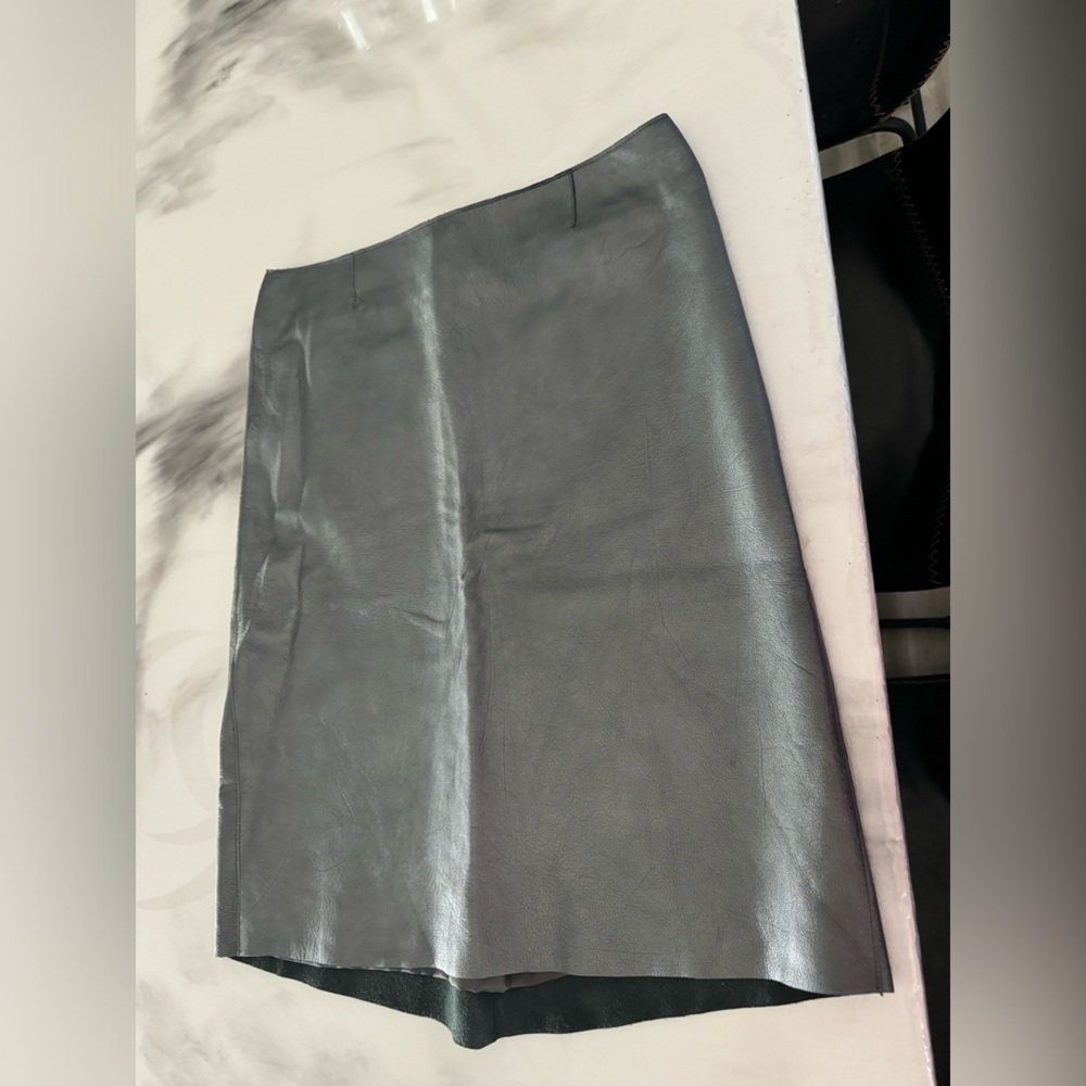 BCBG leather skirt
